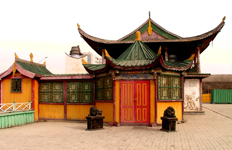 A temple in Ulaanbaatar