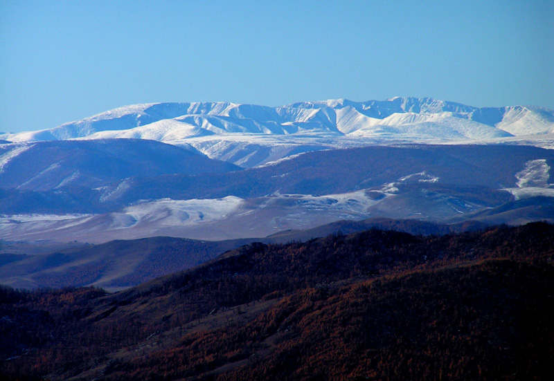 Mongolia - over looking Khangai Mountains 03