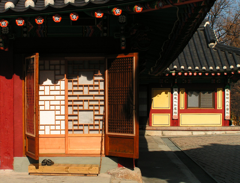 Korean old style door system