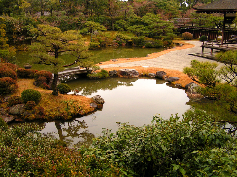 Japan - Kyoto - a garden pond in Nanzenji Temple