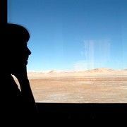 In the train to Lhasa (Tibet)