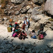 Nepal - local people - trek to Beni