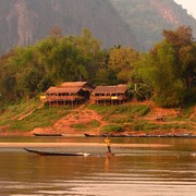 Laos - to Luang Prabang by boat 17