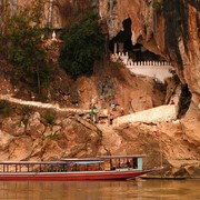 Laos - to Luang Prabang by boat 18