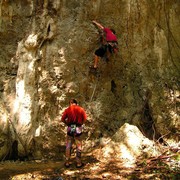 Laos - climbing in Van Vieng 02