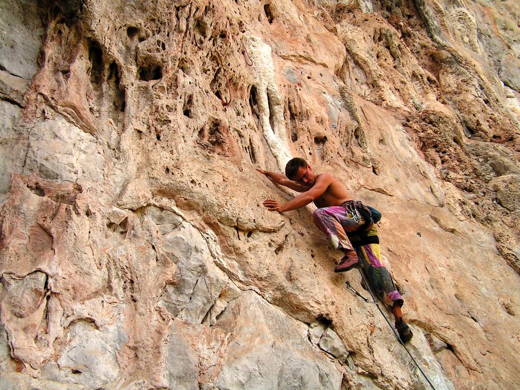 Laos - climbing in Van Vieng 34