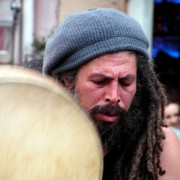 Turkey - a street drummer in Istanbul