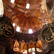 Turkey - Istanbul - inside Hagia Sophia 02