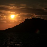 Greece - Telendos island at sunset