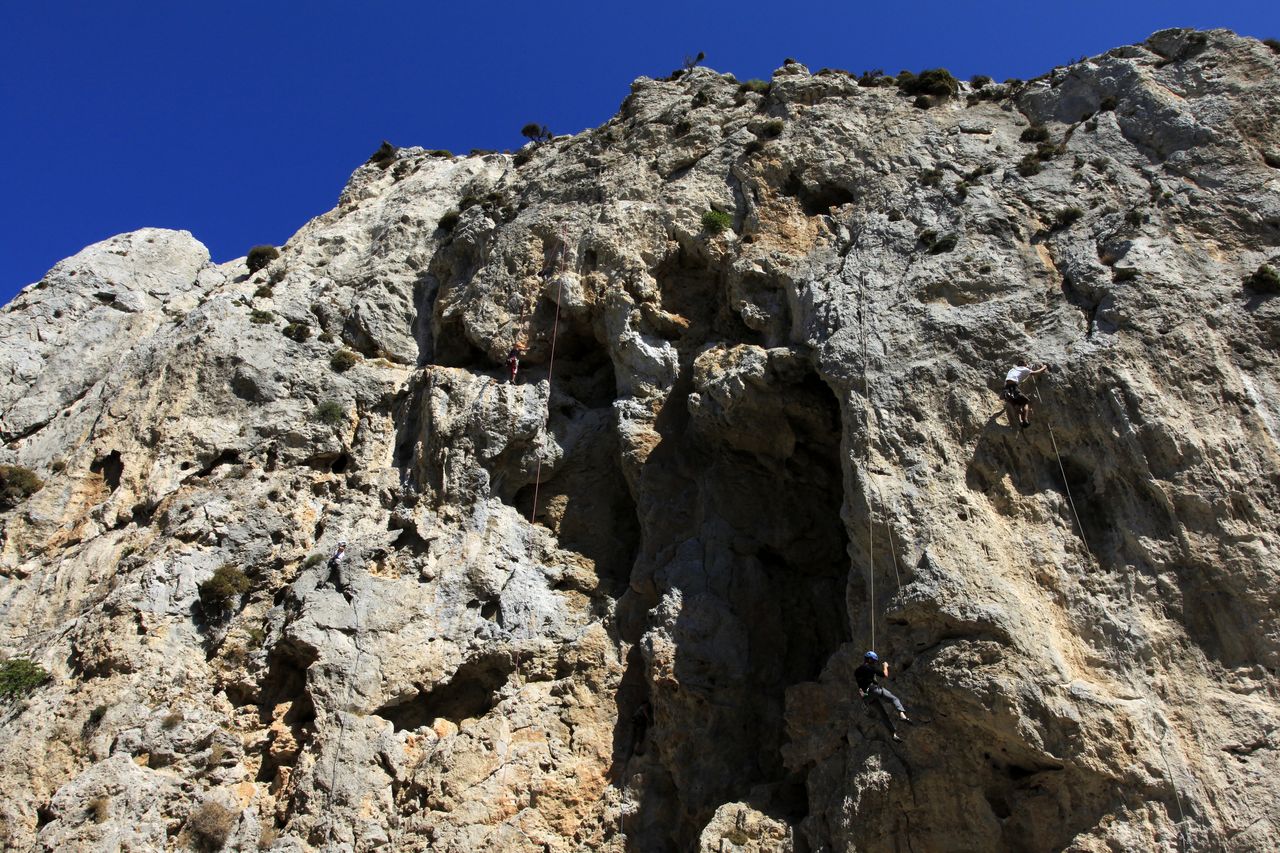 Kalymnos - rock climbing area - SYMBLEGADES PETRES