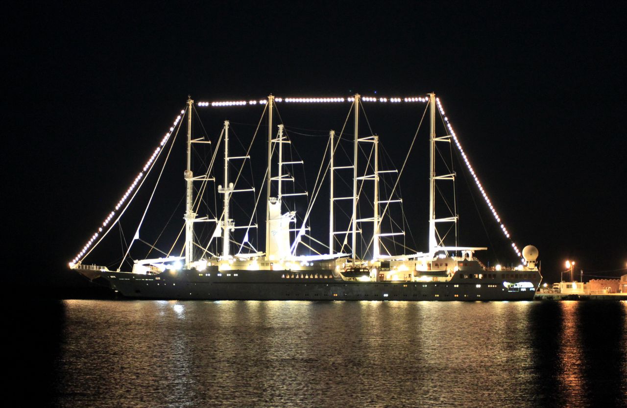 Greece - a big sailing boat in Rhodes