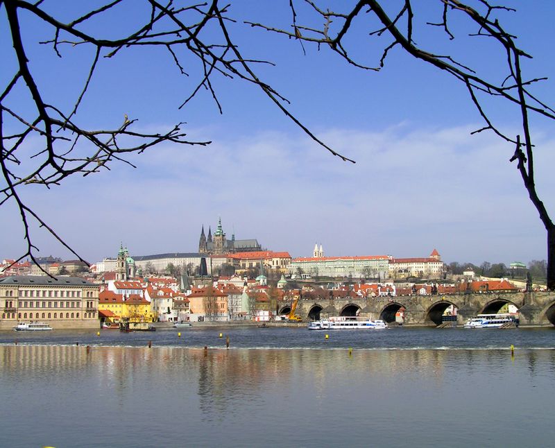 Czechia - Vltava river and Prague Castle
