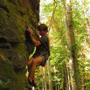Czechia - rock climbing in Choustnik 16