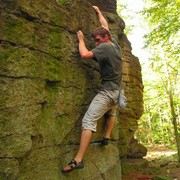 Czechia - rock climbing in Choustnik 20