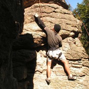 Czechia - rock climbing in Choustnik 35