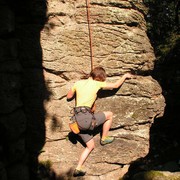 Czechia - rock climbing in Choustnik 37