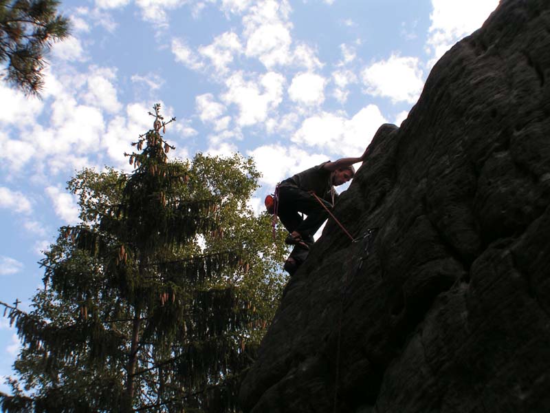 Czechia - climbing in Adrspach-Teplice rocks 02