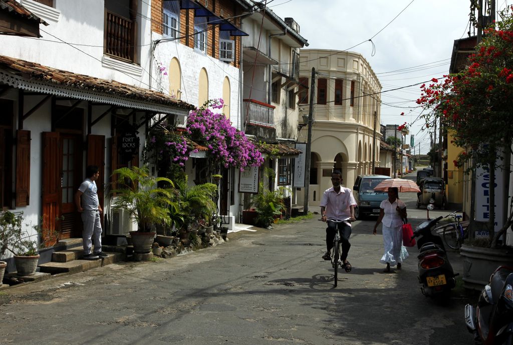 Sri Lanka - Galle - citycentre streets