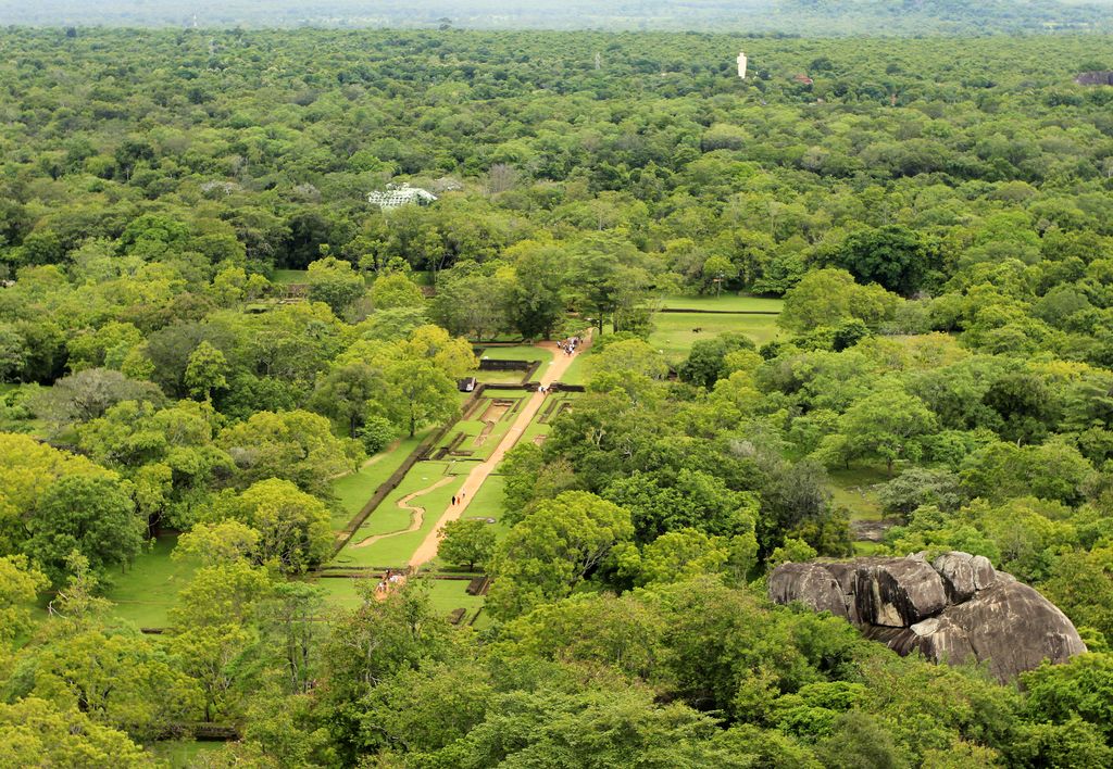 Sri Lanka - views from Sigiriya rock fortress 01