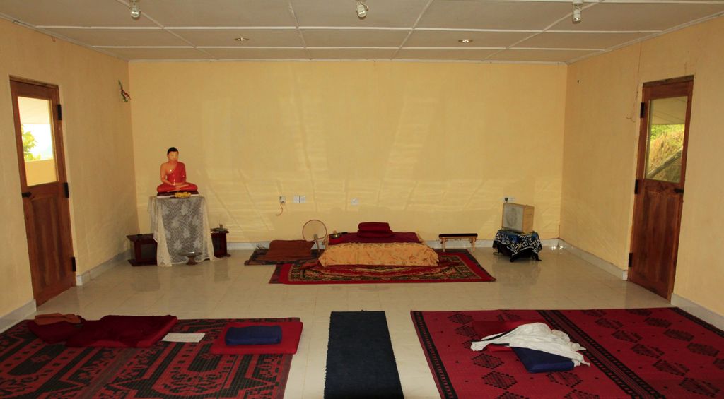 Sri Lanka - a meditation room in Rockhill Hermitage Centre