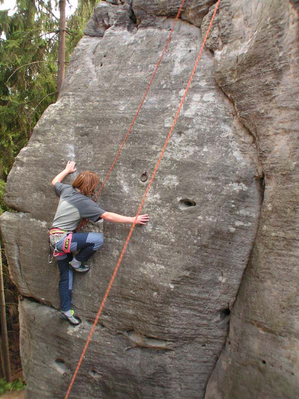 Czechia - climbing in Adrspach-Teplice rocks 33