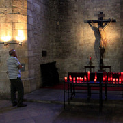 Spain -  inside the Barcelona Cathedral 07