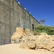 Spain - artificial climbing wall in Sant Pol de Mar 01