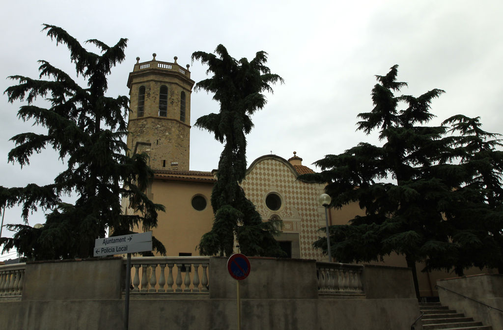 Spain - a church in Pineda de Mar