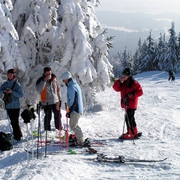 Orlické hory (Eagle Mountains) - skiing in Deštné