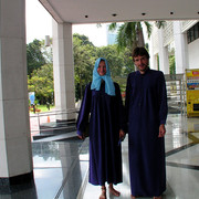 Malaysia - in front of a muslim mosque