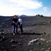 Paula and Brano in an Icelandic moon country