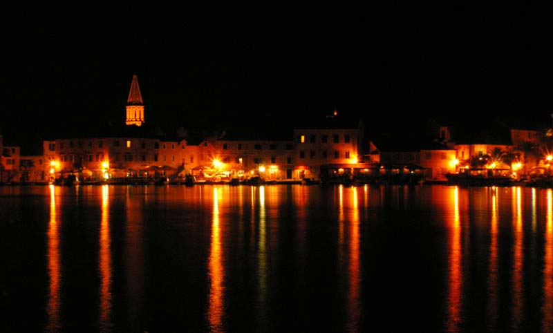 Starigrad in the night