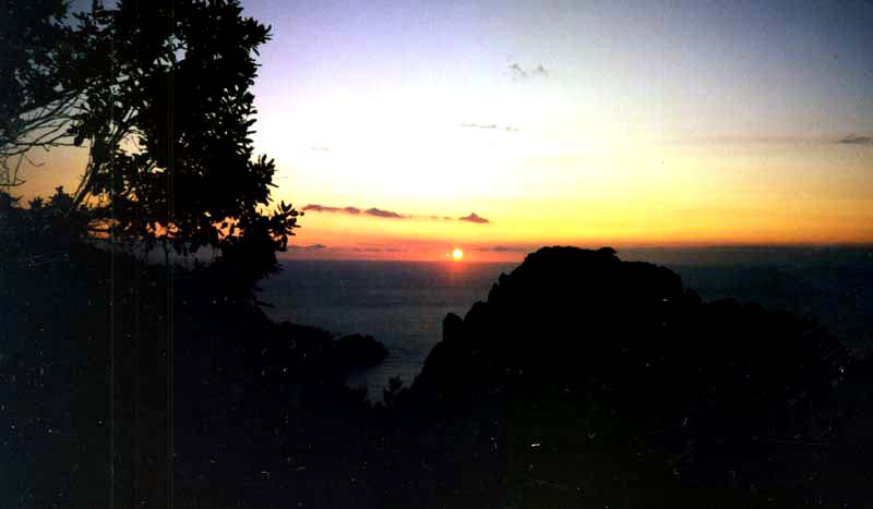 Sunset in Corsica