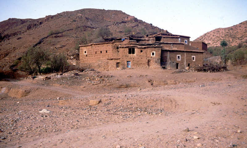 Local house in the Atlas mountains