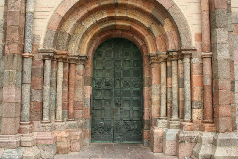 Denmark - The Ribe Cathedral gate