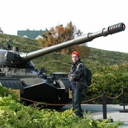 Brano and an army tank - Kiev