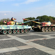 Army tanks in Kiev