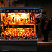 Russian wooden matrioska shop - Moscow