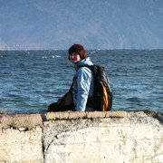 Paula and Baikal lake