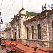 A train station in Baikal