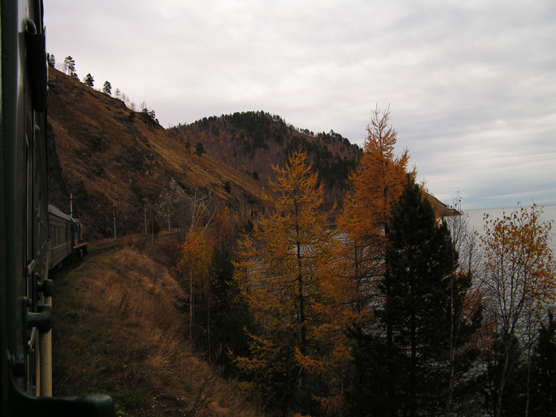 Local train around Baikal 01