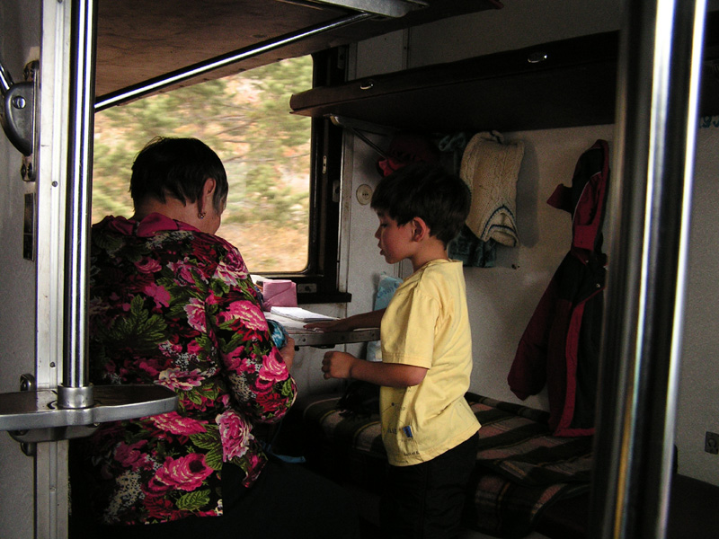 Local train around Baikal 04