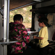 Local train around Baikal 04