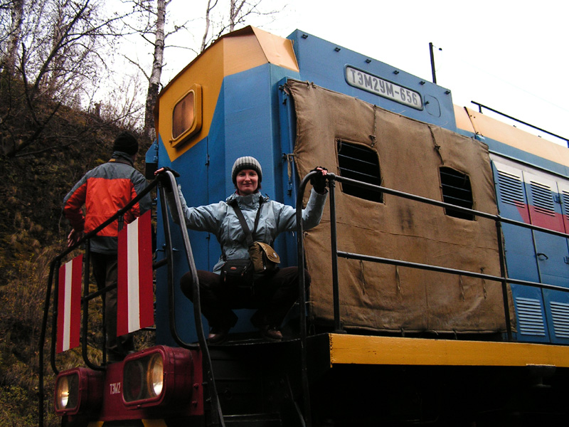 Local train around Baikal 13