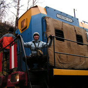 Local train around Baikal 13