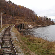 Local train around Baikal 14