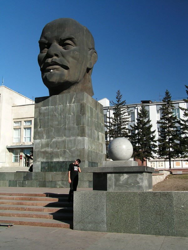 Lenin's head in Ulan Ude