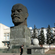 Lenin's head in Ulan Ude