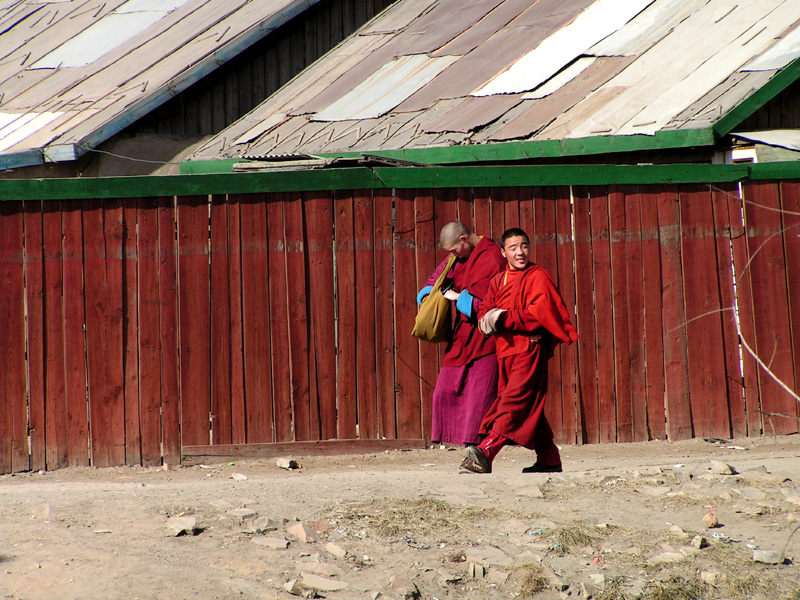 Monks in Ulaanbataar