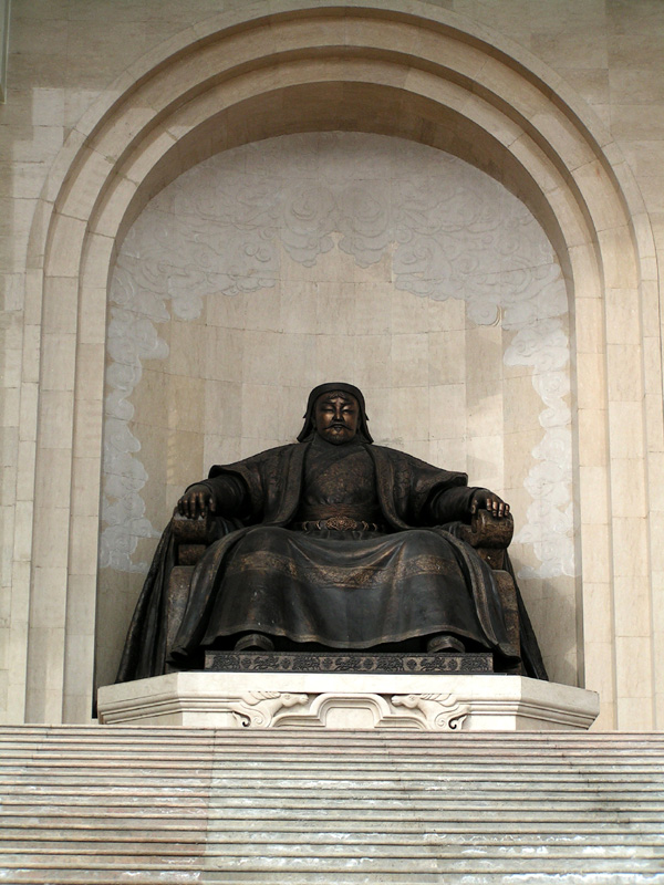 The statue of Chingis Khan (Genghis Khan)